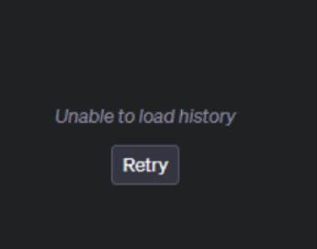 ChatGPT‘ Unable to load history’无法加载历史记录解决方法