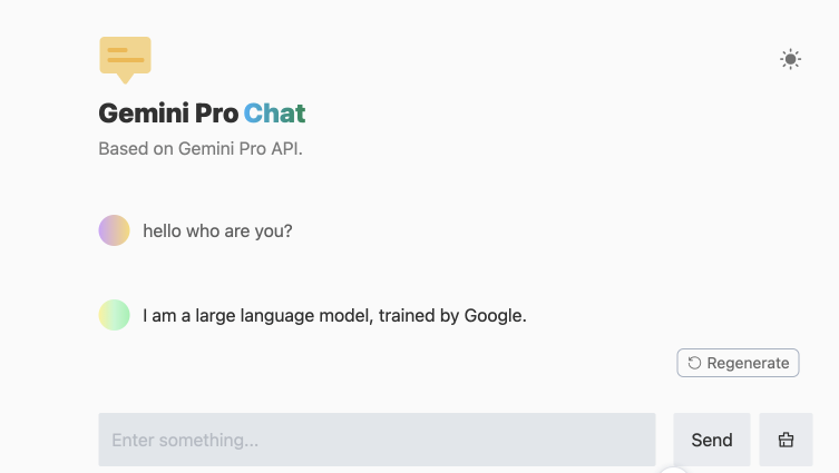 简单三步部署自己独有的Gemini Pro Chat